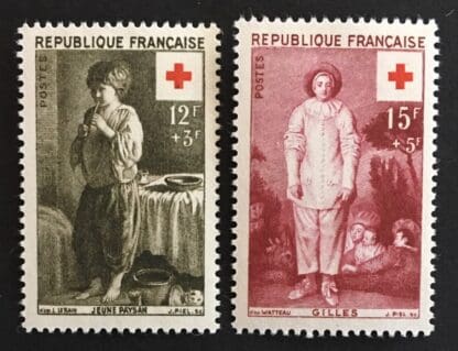 France Scott # B309-B310 Mint Hinged