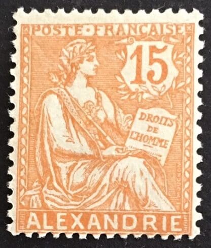 French Alexandria Scott #175 Mint Hinged