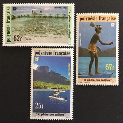 French Polynesia Scott # 571-573 MNH