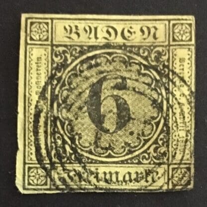 Germany Baden Scott #3 Used