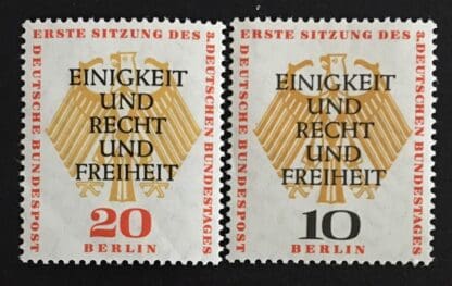 Germany Berlin  Scott #9N158-9N159 Mint Hinged