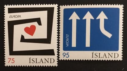 Iceland Scott # 1073-1074 Mint Never Hinged