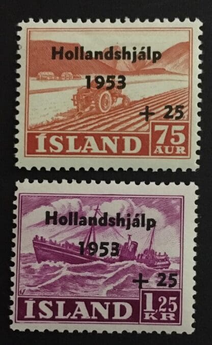 Iceland Scott # B12-B13 Mint Never Hinged