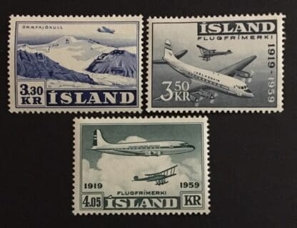 Iceland Scott # C27-C29 Mint Never Hinged