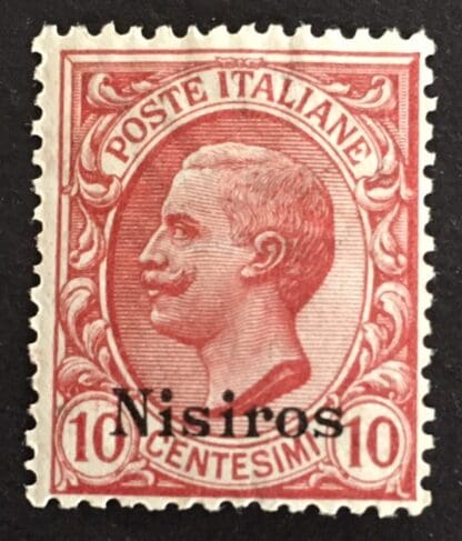 Italy Aegean Islands Nisiro #3 Mint Hinged