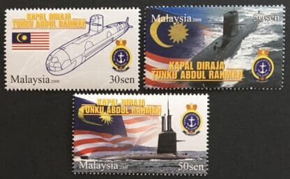 Malaysia Scott # 1266-1268 MNH