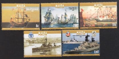 Malta Scott # 1251-1255 MNH