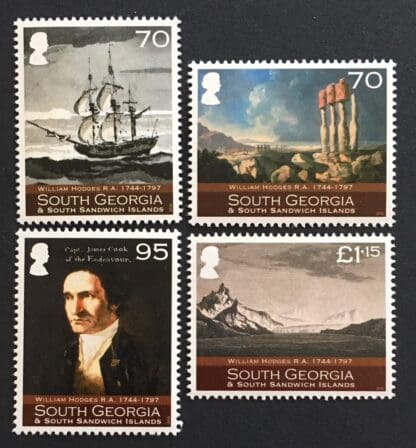 South Georgia Scott # 408-411 MNH