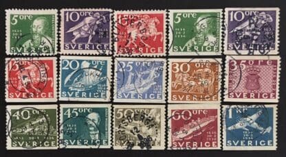 Sweden Scott #248-262 Mint Hinged