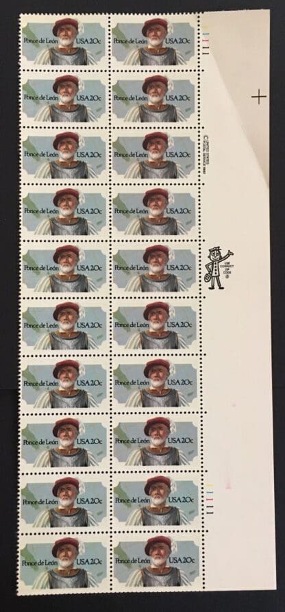 Scott # 2024 MNH Plate Block