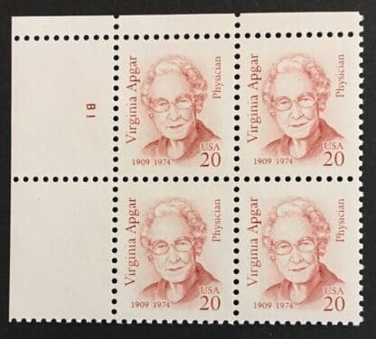 2179 Mint Never Hinged Plate Block