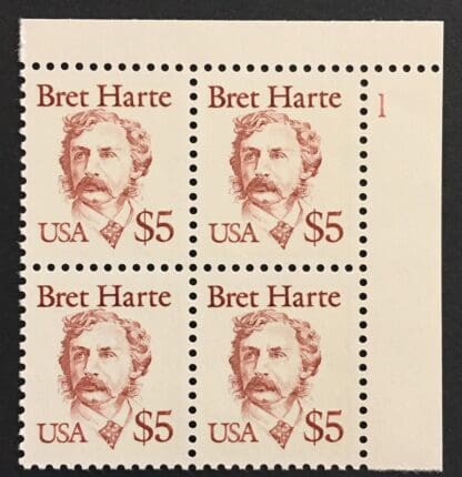 Scott # 2196b Plate Block Mint Never Hinged