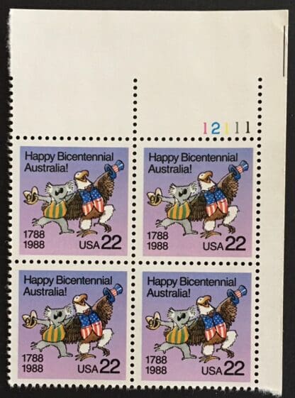 Scott # 2370 MNH Plate Block