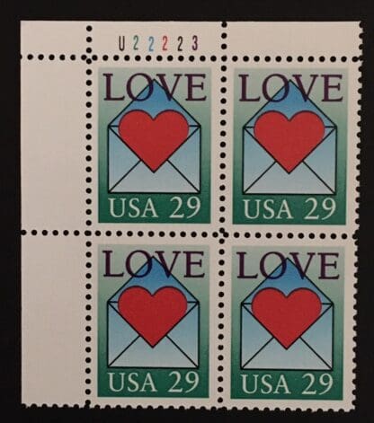 2618 Mint Never Hinged Plate Block