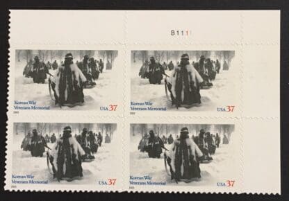 3803 Mint Never Hinged Plate Block