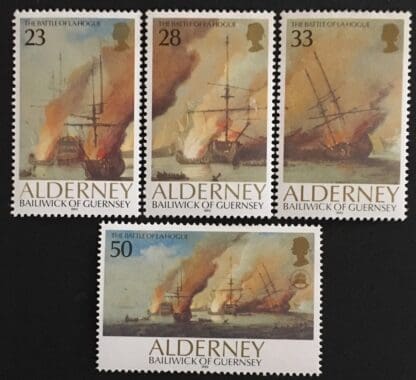 Alderney Scott # 65-68 Mint Never Hinged