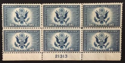 Scott # CE1 MNH Plate Block