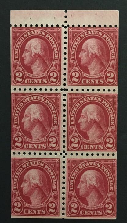 Scott #583a Mint Never Hinged Booklet