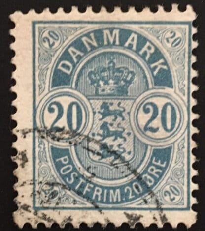 Denmark Scott # 37 Used