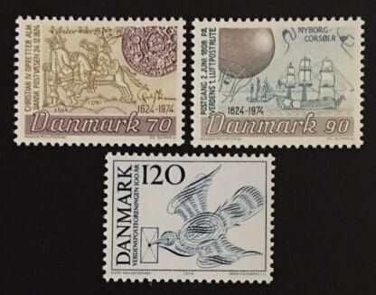 Denmark Scott #562-564 MNH