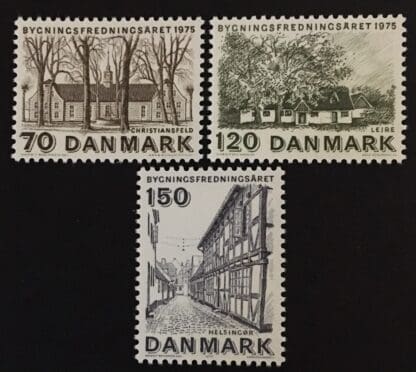 Denmark Scott #570-572 MNH