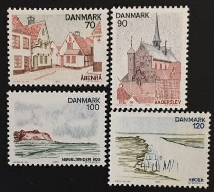 Denmark Scott #576-579 MNH