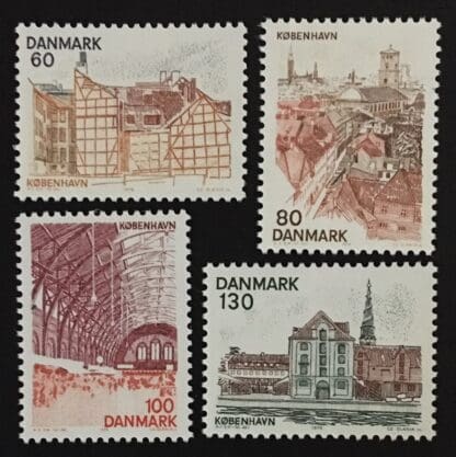 Denmark Scott #586-589 MNH