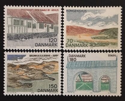 Denmark Scott #616-619 MNH