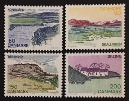 Denmark Scott #602-605 MNH