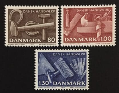 Denmark Scott #606-608 MNH