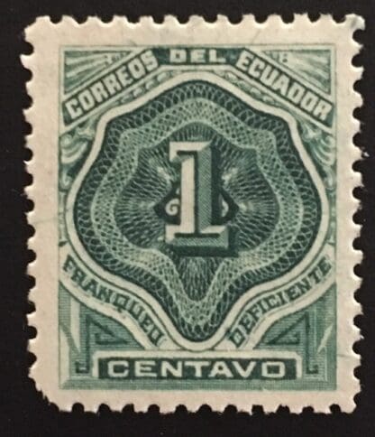 Ecuador Scott # J1 Mint