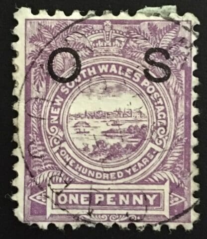 New south Wales  Scott # O24 Used