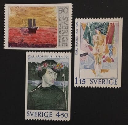 Sweden Scott # 1254-1256 MNH