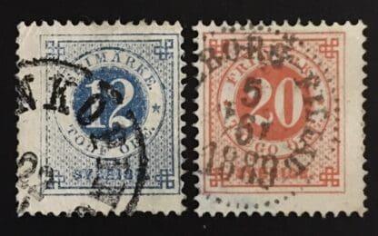 Sweden Scott #32-33 Used