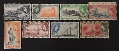 Barbados Scott # 238-243 Used