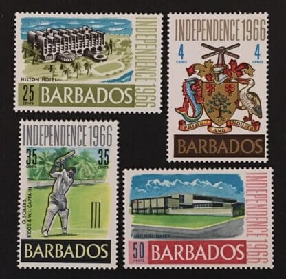 Barbados Scott # 290-293 Mint Hinged