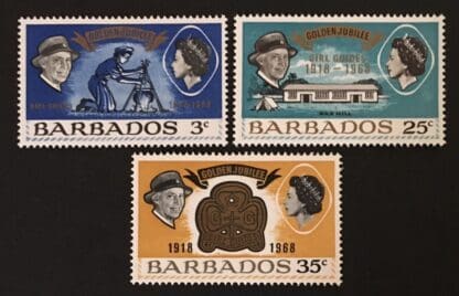 Barbados Scott # 306-307 Mint Hinged