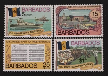 Barbados Scott # 448-451 Mint Hinged