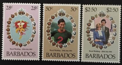 Barbados Scott # 547-549 Mint Never Hinged