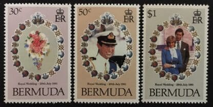 Bermuda Scott #412-414 Mint Never Hinged