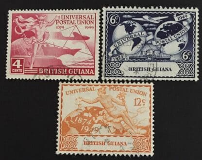 British Guiana Scott # 246-248 Used