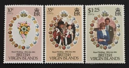 British Virgin Islands Scott #406-408 Mint Never Hinged