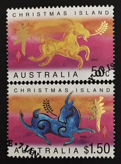 Christmas Islands Scott #440-441 Used