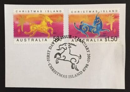 Christmas Islands Scott # 440-441 FDC