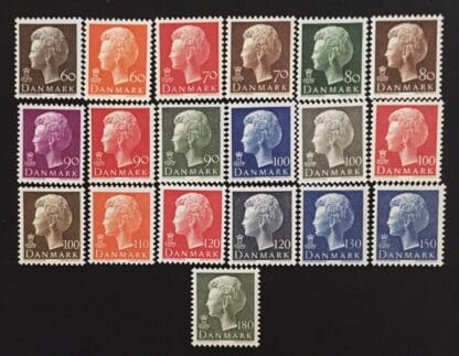 Denmark Scott # 532-551 Mint Never Hinged