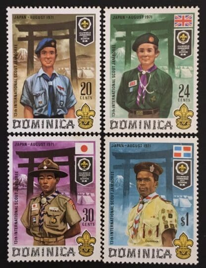 Dominica # 324-327 Mint Never Hinged