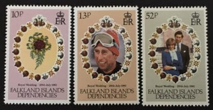 Falkland Islands Dependencies Scott # 1L59-1L61 Mint Never Hinged