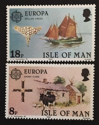 Isle of Man Scott # 191-192 Mint Never Hinged