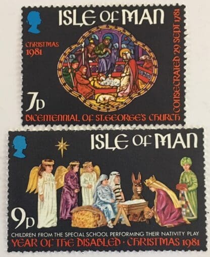 Isle of Man Scott # 205-206 Mint Never Hinged