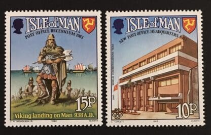 Isle of Man Scott # 250-251 Mint Never Hinged